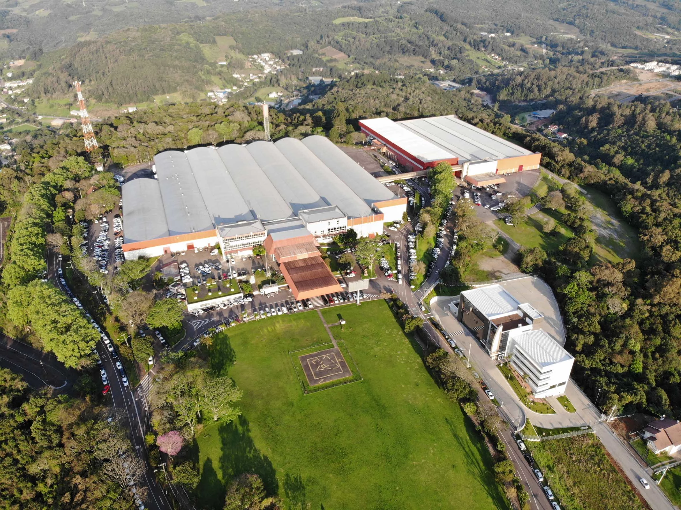 Aerial image of Uvibra location